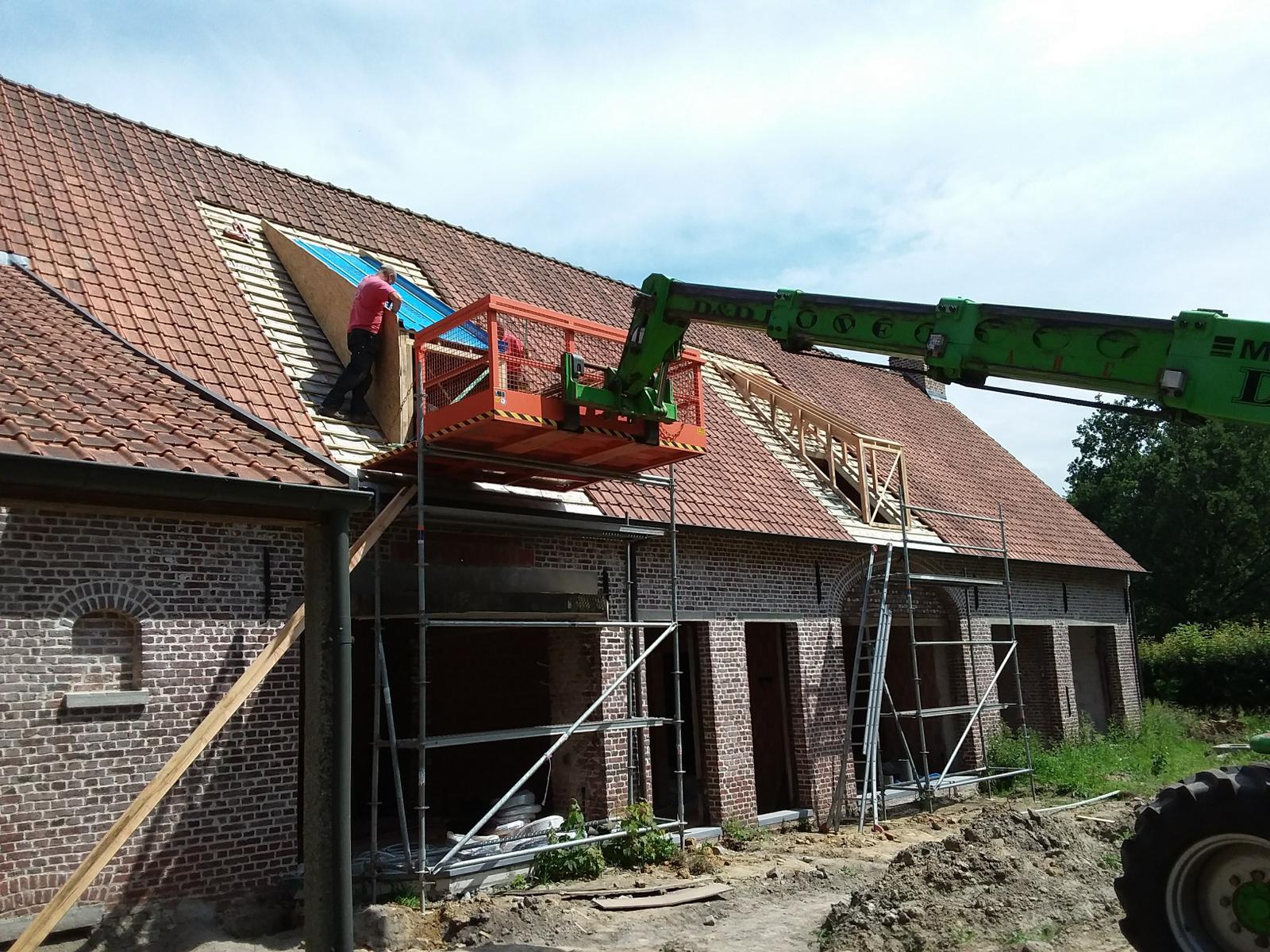 dddakwerken - renovatie - hergebruik materialen - Tielt