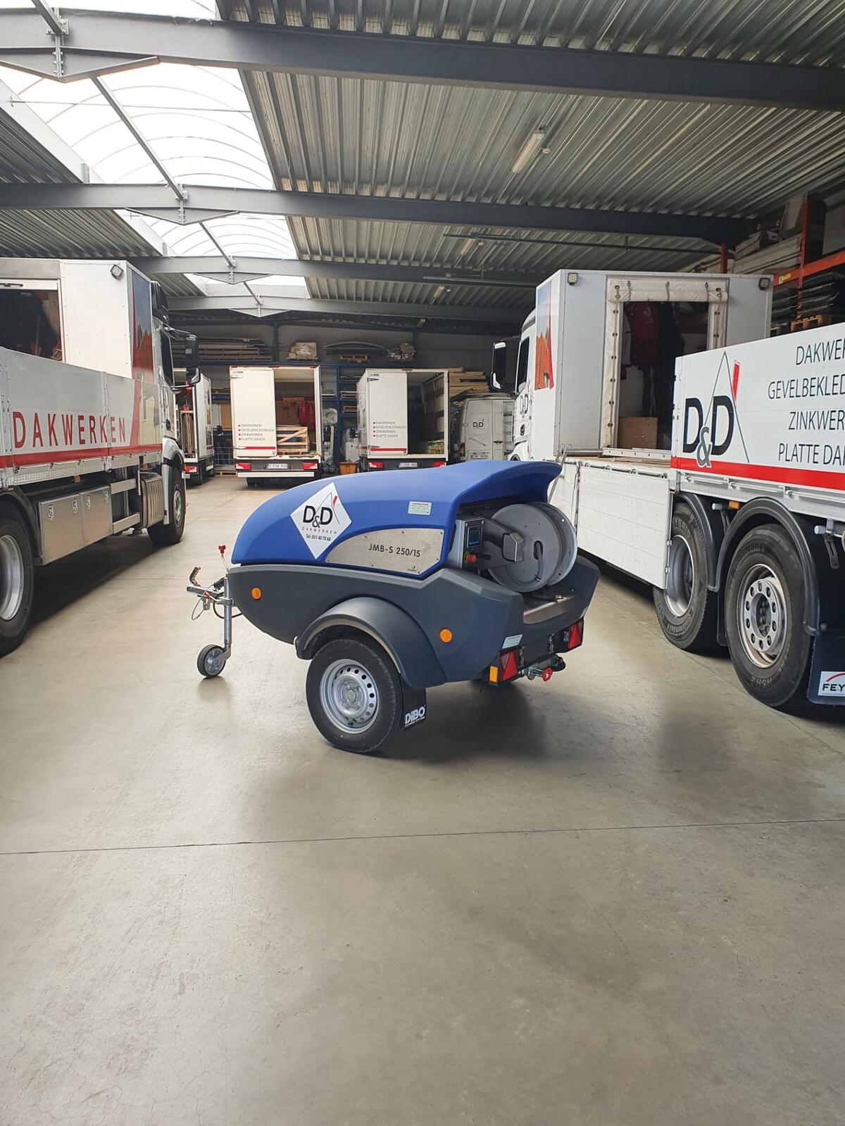 onze eigen mobiele hogedrukspuit