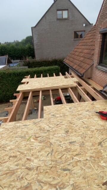 osb platen op plat dak plaatsen
