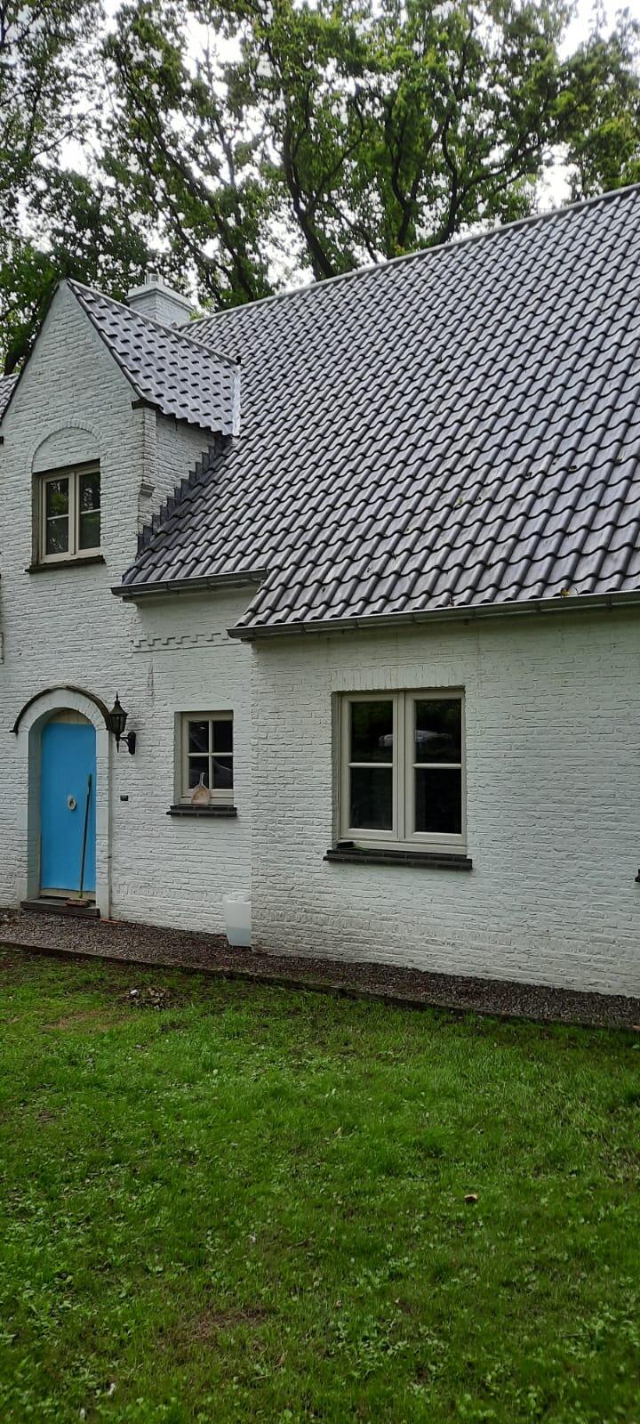 d-ddakwerken - renovatie - koramic oude pottelbergse pan 451 vieillie blauw gesmoord 714 - Aalter