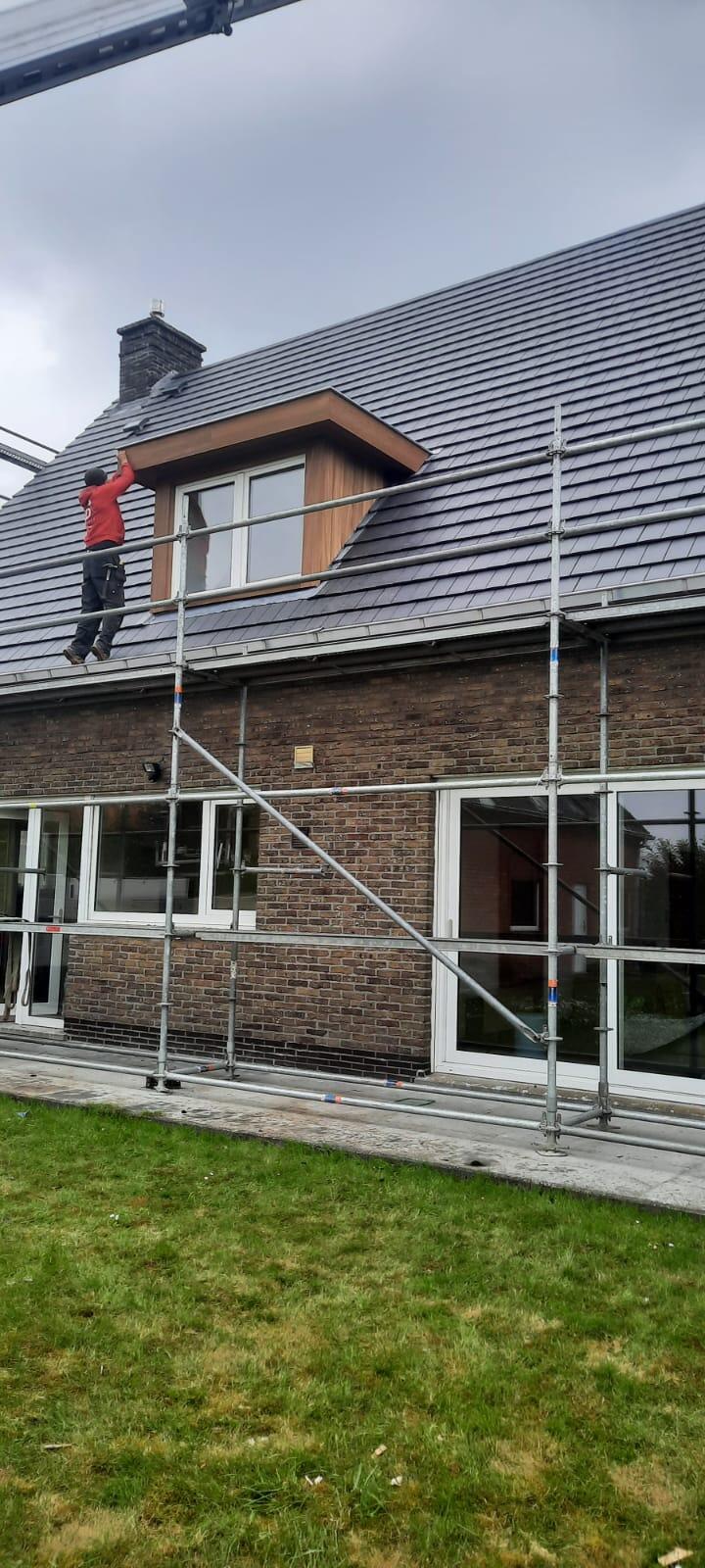 d-ddakwerken Tielt - renovatie - Koramic Vauban Antraciet - zinkwerk - Thermo Ayous