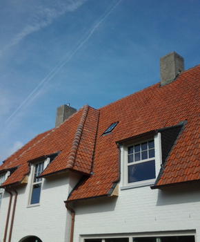 D&D Dakwerken Oude Pottelbergse pan rood