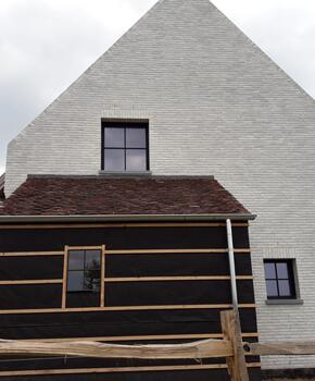 Renovatie - Gits - oude bourgondische tegelpannen - zink