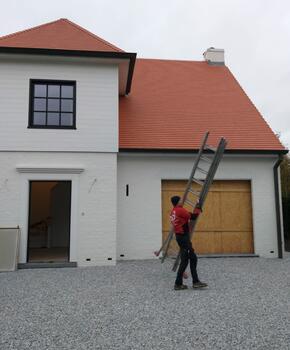 Renovatie met Tegelpan 301, Natuurrood