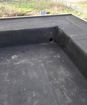Plat dak in EPDM - Ename