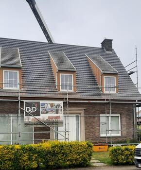 d-ddakwerken Tielt - renovatie - Koramic Vauban Antraciet - zinkwerk - Thermo Ayous